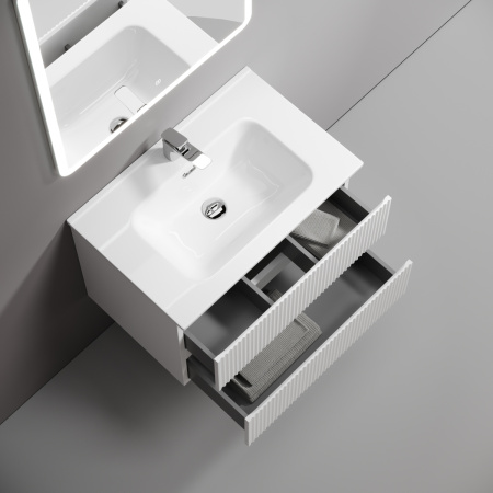 Тумба под раковину Sancos SNOB R SNR70W 70х40 подвесная цвет белый